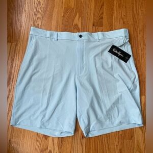 NWT! Walter Hagen Men's Light Blue Golf Performance Shorts